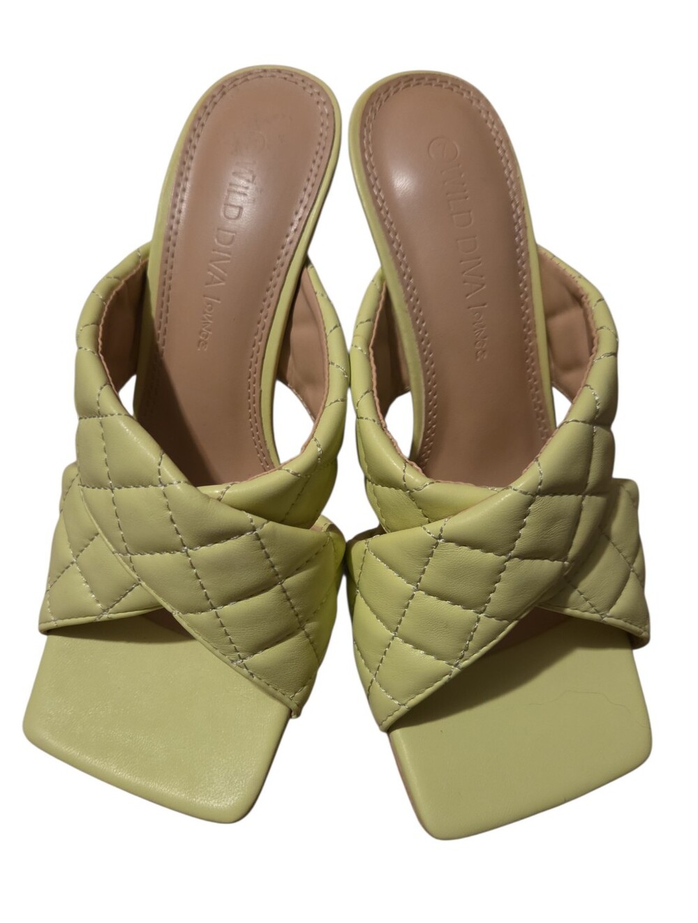 Wild Diva Sandals in Light Green